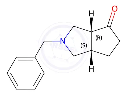 Chemical structure of cis-2-Benzylhexahydrocyclopenta[c]pyrrol-4(1H)-one