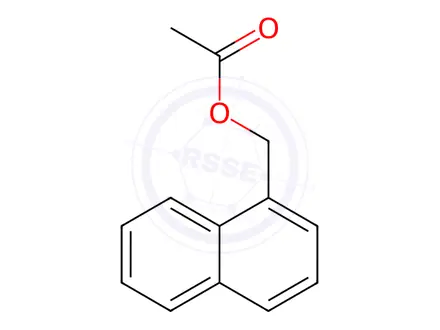 Chemical structure of Acetic acid (1-naphtyl)methyl ester
