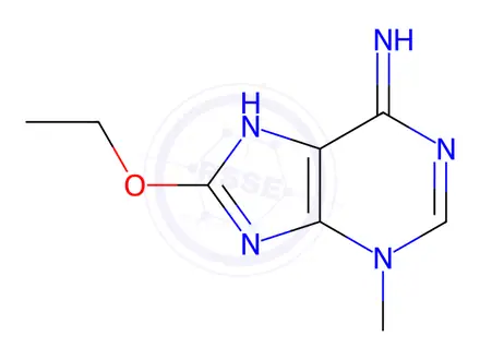 Chemical structure of 8-Ethoxy-3-methyl-3H-purin-6-amine