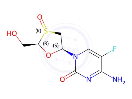 Chemical structure of Emtricitabine Impurity G