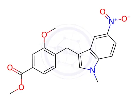 Chemical structure of Zafirlukast Impurity 1