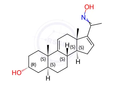 Chemical structure of Abiraterone Acetate Impurity 108