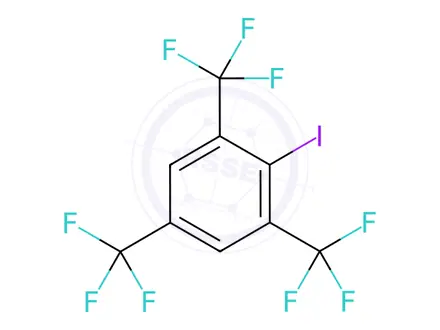 Chemical structure of 2-Iodo-1,3,5-tris(trifluoromethyl)benzene