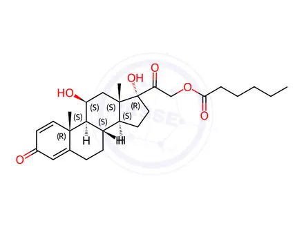 Chemical structure of Prednisolone Impurity 58