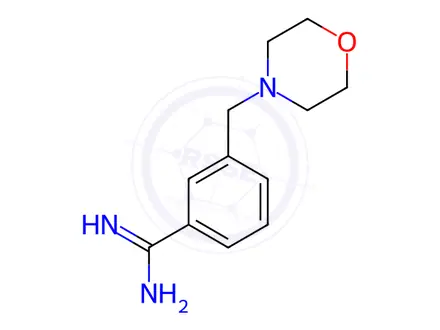 Chemical structure of 3-(Morpholinomethyl)benzimidamide