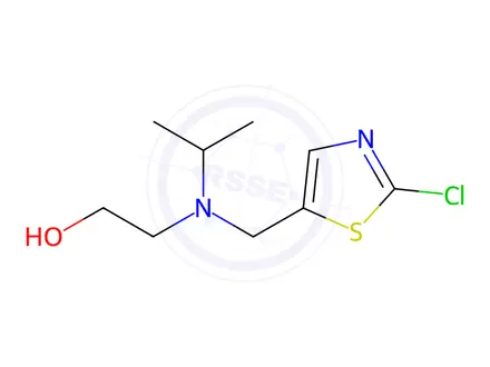 Chemical structure of 2-(((2-Chlorothiazol-5-yl)methyl)(isopropyl)amino)ethanol