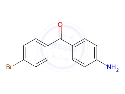 Chemical structure of (4-Aminophenyl)(4-bromophenyl)methanone