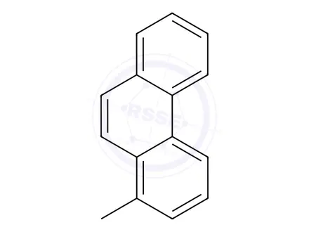 Chemical structure of 1-Methylphenanthrene