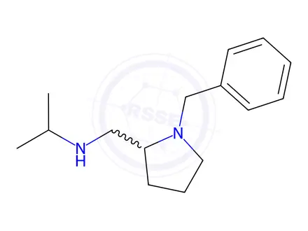Chemical structure of N-((1-Benzylpyrrolidin-2-yl)methyl)propan-2-amine