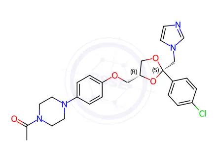 Chemical structure of Ketoconazole Impurity 27