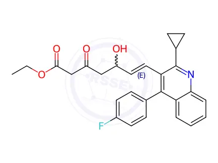 Chemical structure of Pitavastatin Impurity 6