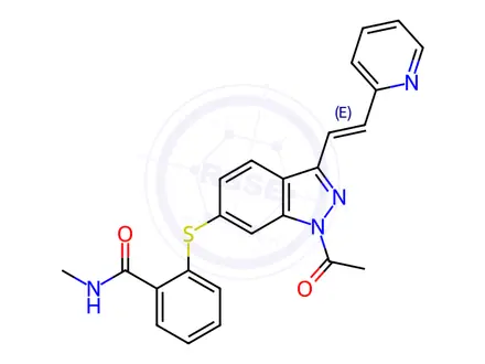 Chemical structure of Axitinib Impurity 7