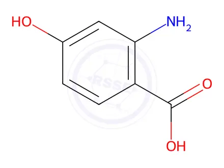Chemical structure of Mesalazine Impurity 25