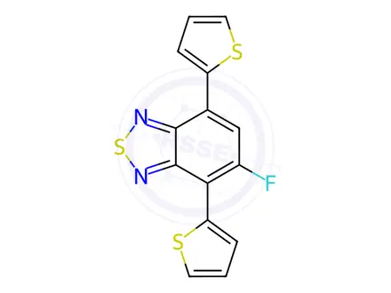 Chemical structure of 4,7-Di-cyclopenta-1,3-dienyl-5-fluoro-2H-benzoimidazole