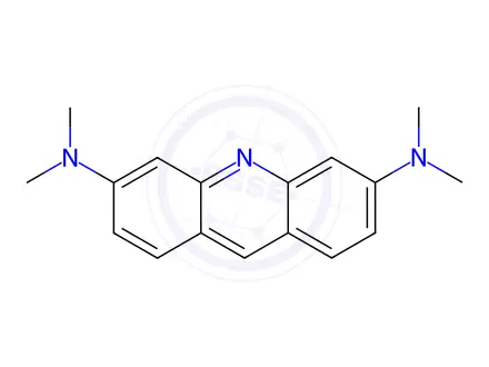Chemical structure of N3,N3,N6,N6-Tetramethylacridine-3,6-diamine hydrochloride hydrate