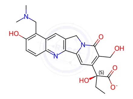 Chemical structure of Topotecan Acid Sodium Salt