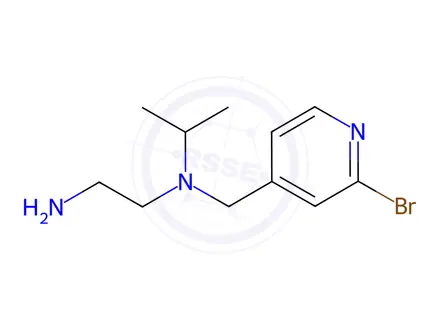 Chemical structure of N1-((2-Bromopyridin-4-yl)methyl)-N1-isopropylethane-1,2-diamine