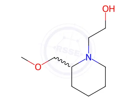 Chemical structure of 2-(2-(Methoxymethyl)piperidin-1-yl)ethanol
