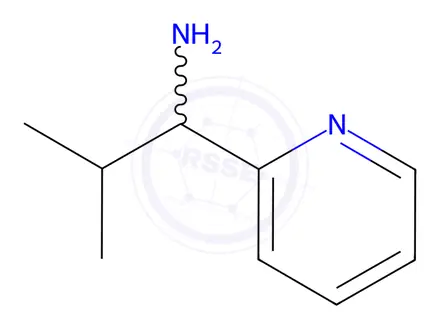 Chemical structure of [2-Methyl-1-(2-pyridinyl)propyl]amine Dihydrochloride