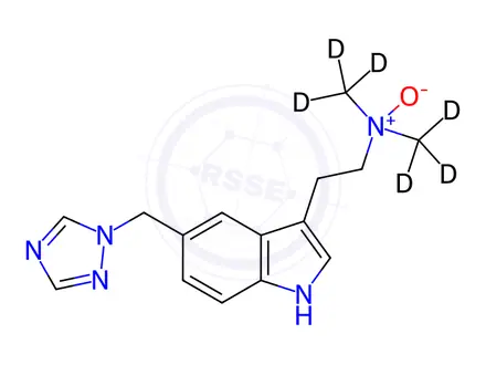Chemical structure of Rizatriptan N10-Oxide-d6