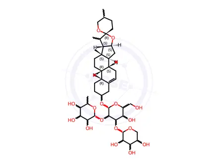Chemical structure of Liriope muscari baily saponins C