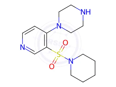 Chemical structure of 1-(3-(Piperidin-1-ylsulfonyl)pyridin-4-yl)piperazine