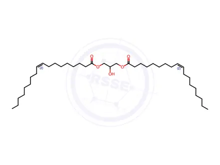 Chemical structure of 1,3-Diolein(cis-9)(C18:1)