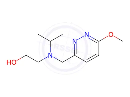 Chemical structure of 2-(Isopropyl((6-methoxypyridazin-3-yl)methyl)amino)ethanol