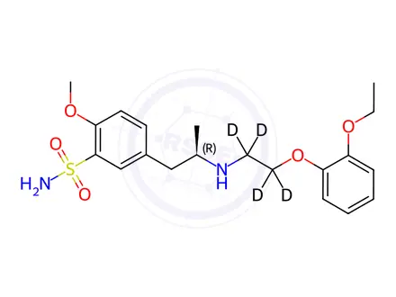 Chemical structure of Tamsulosin-d4 Hydrochloride