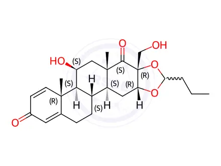 Chemical structure of Budesonide EP Impurity C