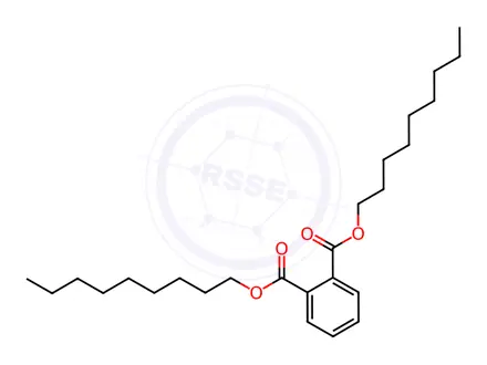 Chemical structure of Phthalic acid, bis-nonyl ester