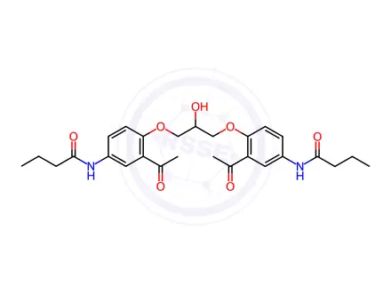 Chemical structure of Acebutolol EP Impurity H