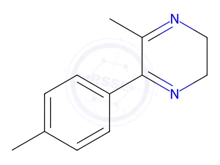Chemical structure of Pyrazine, 2,3-dihydro-5-methyl-6-(4-methylphenyl)-(9CI)