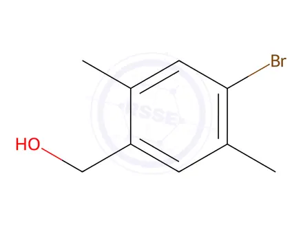 Chemical structure of 4-Bromo-2,5-dimethylbenzyl alcohol