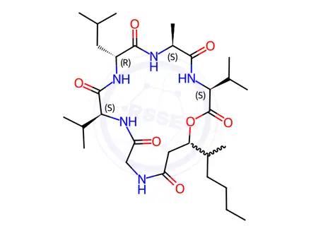 Chemical structure of Iso-Isariin B