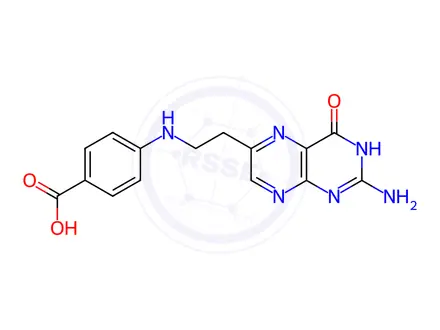 Chemical structure of Pteroic Acid Impurity 1 (Homopteroic Acid)