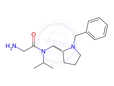Chemical structure of 2-Amino-N-((1-benzylpyrrolidin-2-yl)methyl)-N-isopropylacetamide