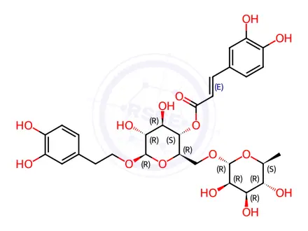 Chemical structure of Forsythoside A