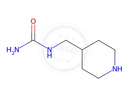 Chemical structure of (piperidin-4-ylmethyl)urea dihydrochloride
