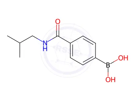 Chemical structure of (4-(Isobutylcarbamoyl)phenyl)boronic acid