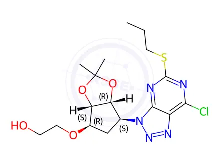Chemical structure of Ticagrelor Impurity 531