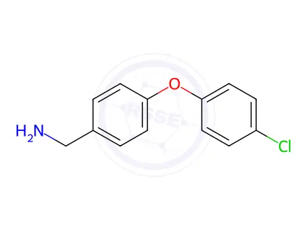 Chemical structure of (4-(4-Chlorophenoxy)phenyl)methanamine