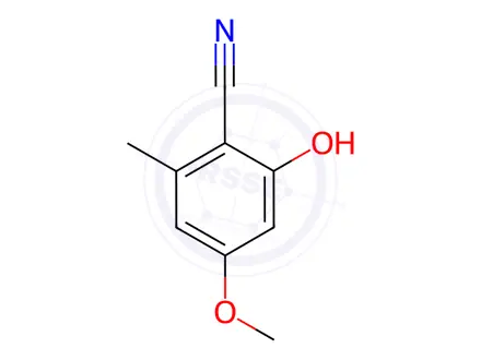 Chemical structure of Benzonitrile, 2-hydroxy-4-methoxy-6-methyl-(9CI)