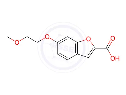 Chemical structure of 6-(2-Methoxyethoxy)benzofuran-2-carboxylic acid