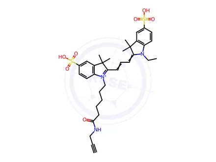 Chemical structure of Cy3-YNE