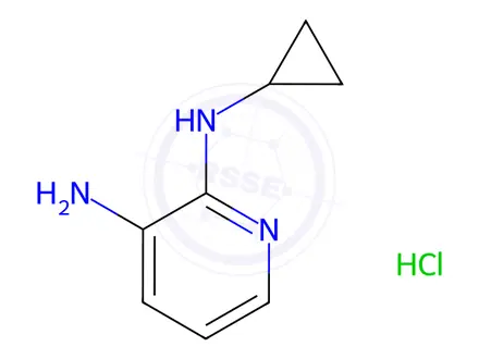 Chemical structure of N*2*-Cyclopropyl-pyridine-2,3-diaMine hydrochloride