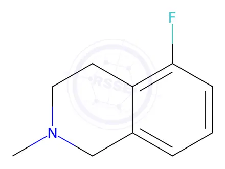 Chemical structure of Isoquinoline, 5-fluoro-1,2,3,4-tetrahydro-2-methyl-(9CI)