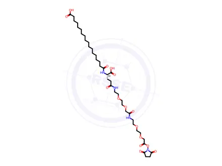 Chemical structure of Semaglutide Impurity 141