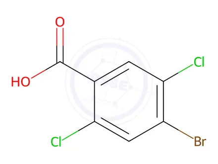 Chemical structure of 4-Bromo-2,5-dichlorobenzoicacid