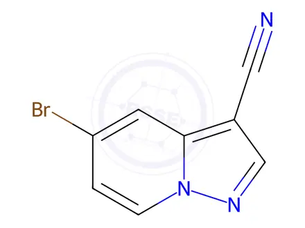 Chemical structure of 5-Bromo-pyrazolo[1,5-a]pyridine-3-carbonitrile